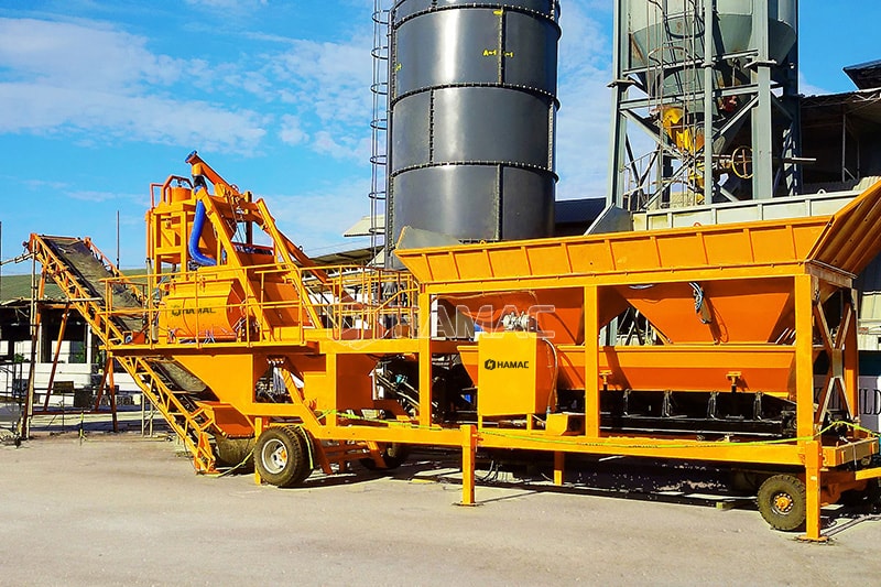 Planta de concreto portátil