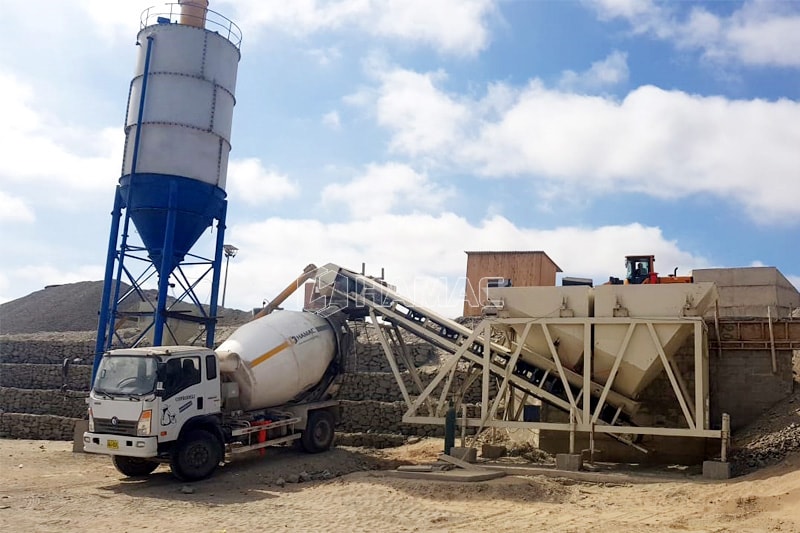 Planta de concreto sin mezclador/ Planta dosificadora en seco