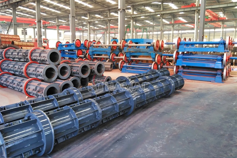 Planta de fabricación de postes de concreto
