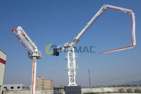 Stationary Hydraulic Concrete Placing Boom