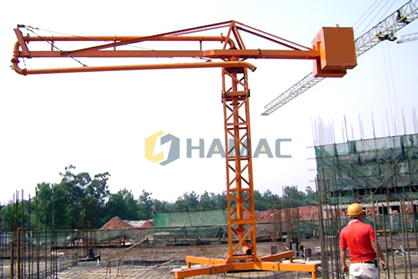 Stationary Hydraulic Concrete Placing Boom