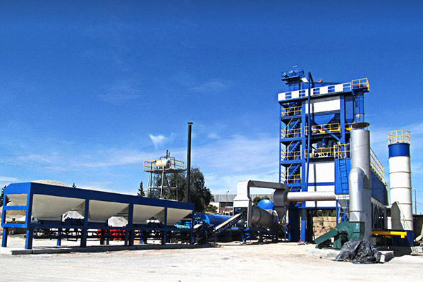 Planta mezcladora de asfalto discontinuo 80ton/h en Perú