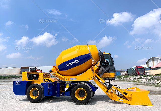 Chasis tipo articulado Hormigonera Autocargable