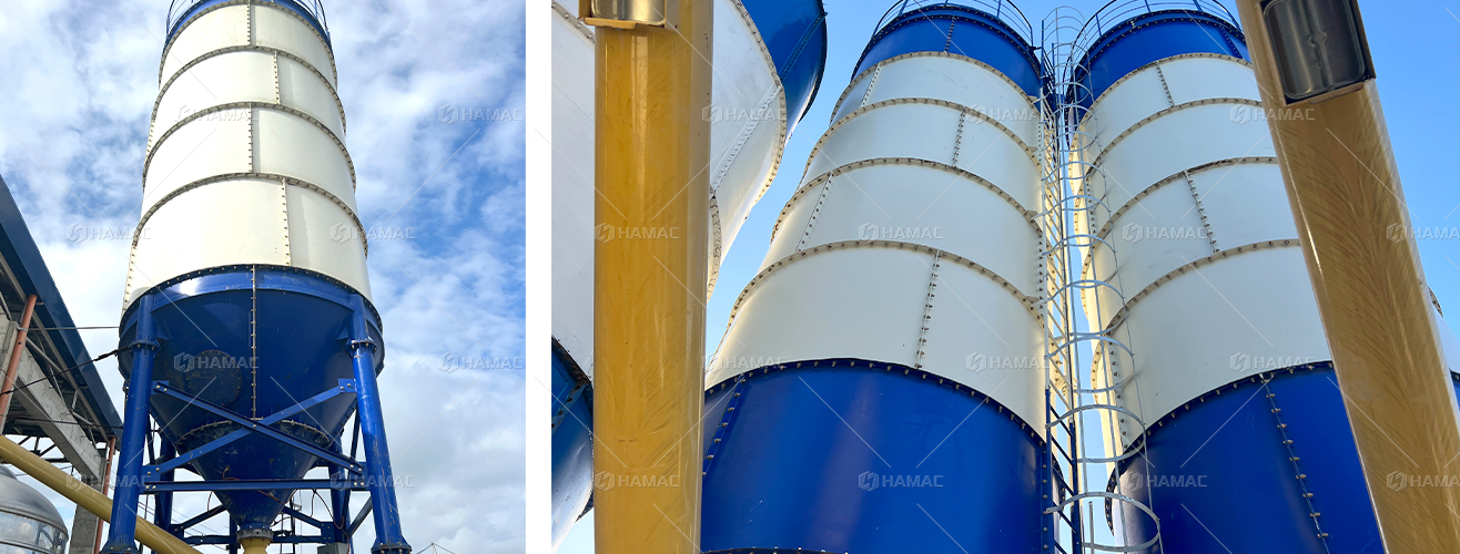 silo de cemento tipo atornillado