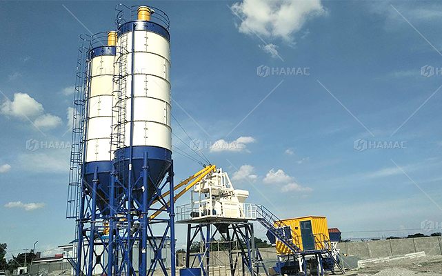 silo de cemento vertical