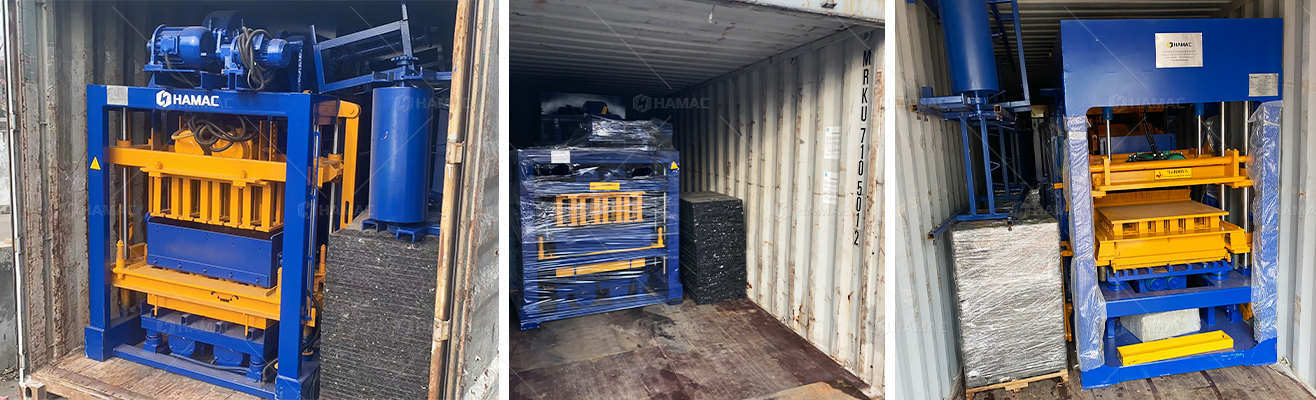 Máquinas bloqueras de concreto shipping pictures