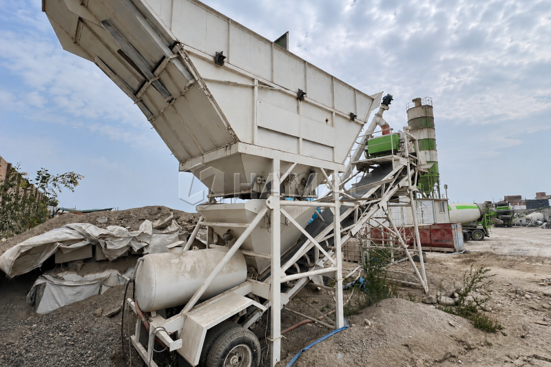 Planta dosificadora de concreto en seco