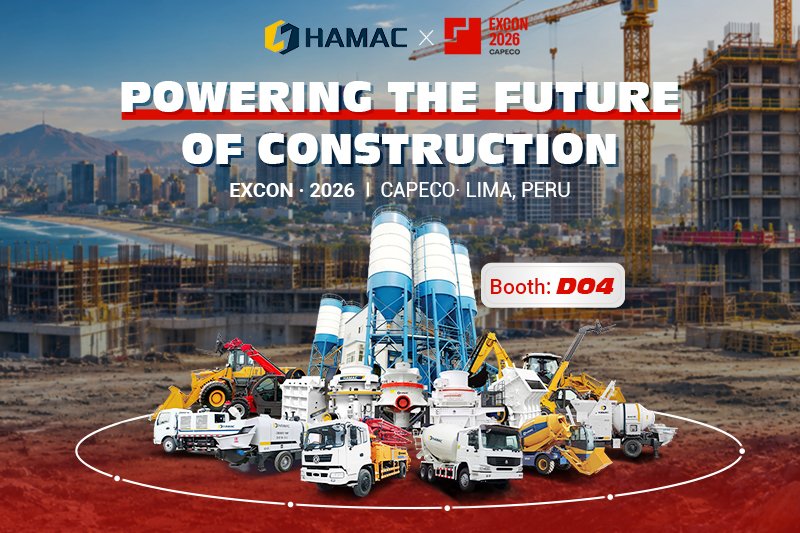 HAMAC Presentará Equipos de Concreto en EXCON 2026