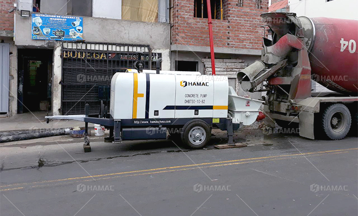 Bomba de concreto DHBT50 en Lima