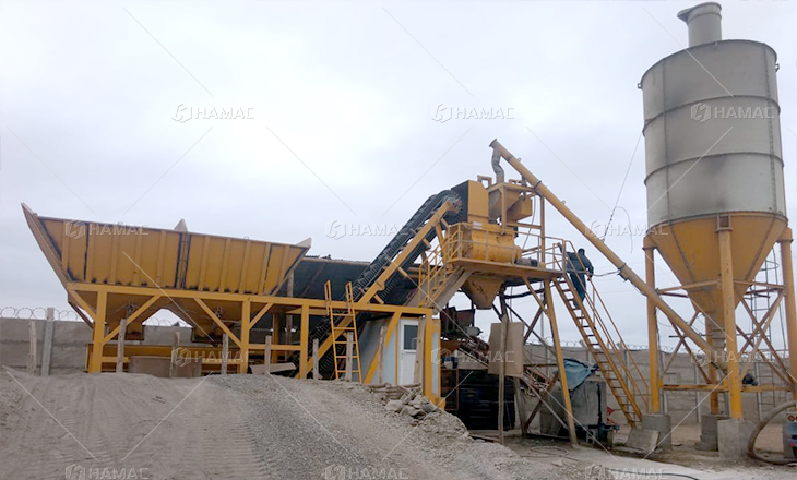 Bomba de concreto YHZS25 en PISCO