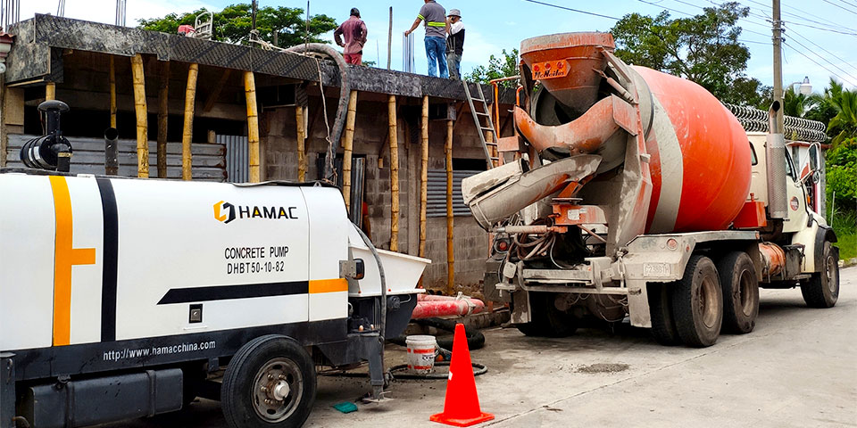 Bomba de concreto estacionaria